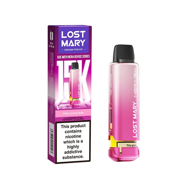 Shop Lost Mary Nera 30k Replacement Pods - Pink Lemonade