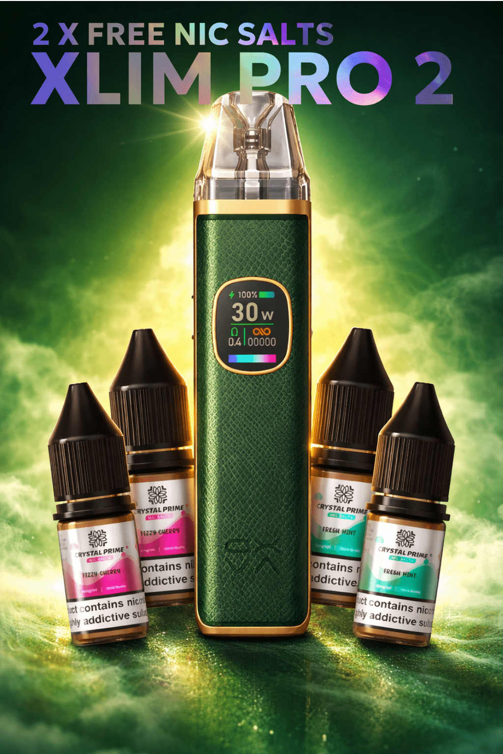 Shop Oxva Xlim Pro 2 Vape Kit + 2 Free Nic Salts