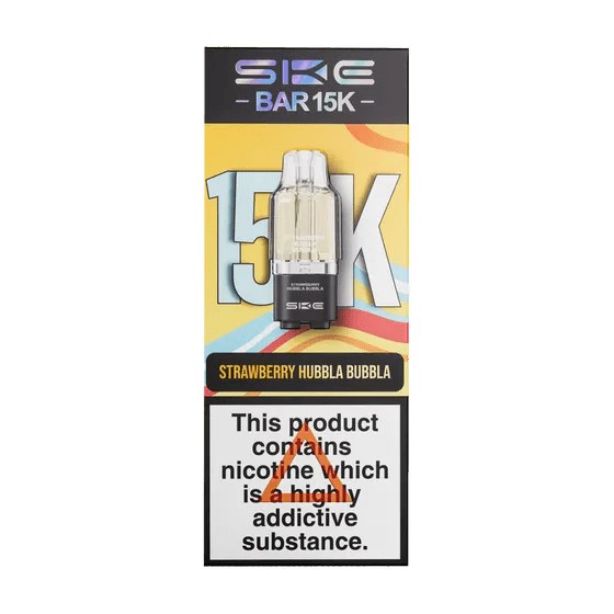 Shop Ske Bar 15k Refill Pods - Strawberry Hubbla Bubba
