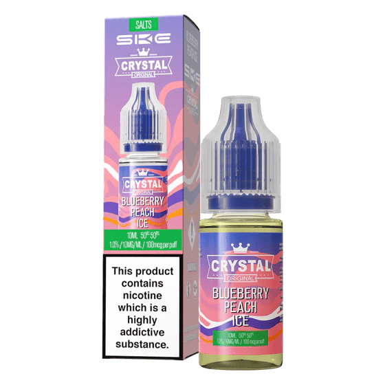 Shop Ske Crystal Nic Salts E - liquids - Blueberry Peach Ice