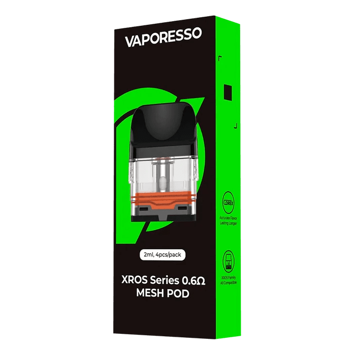 Shop Vaporesso Xros Series 0.6 Ohm Mesh Pods - 4Pack
