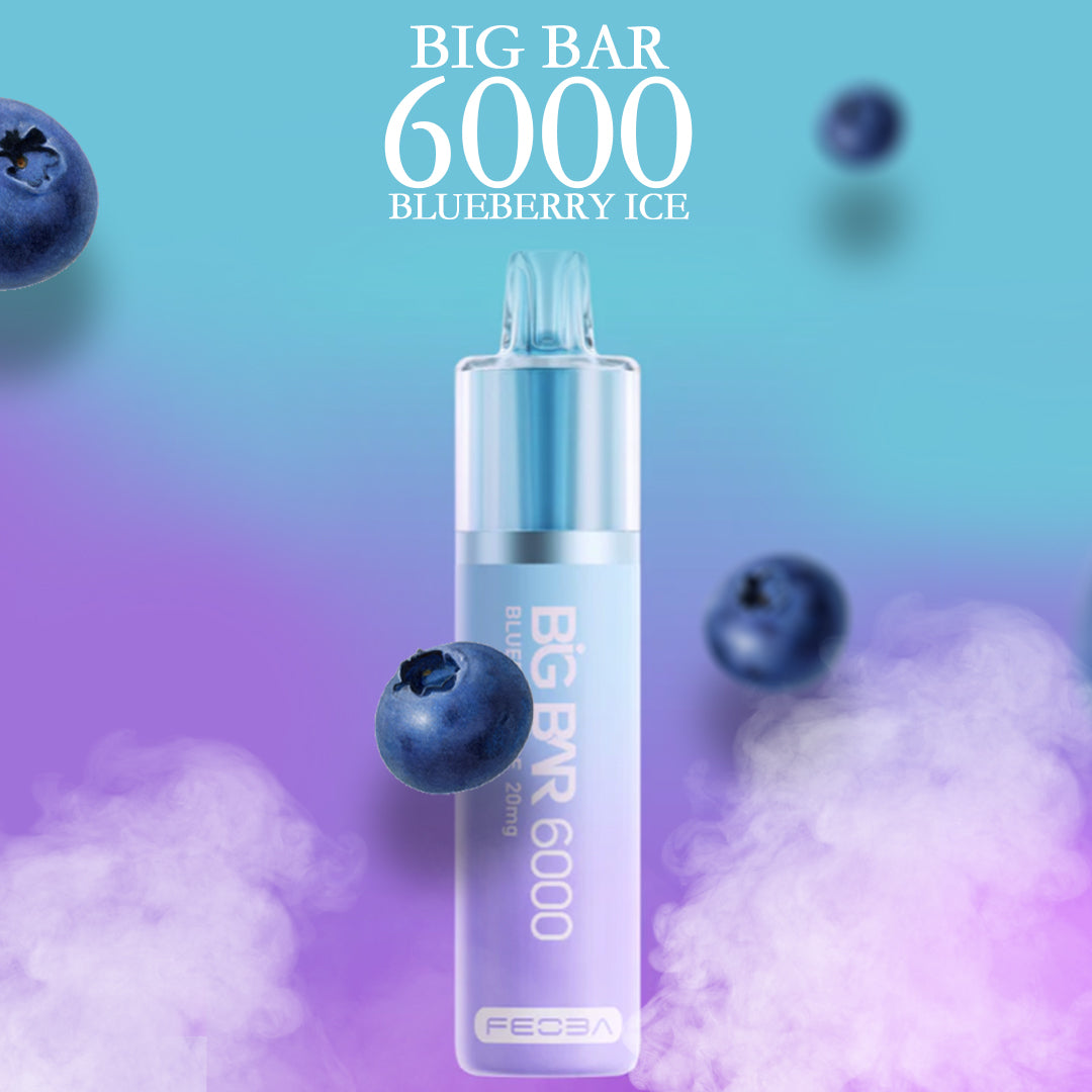 Big Bar 6000 Blueberry Ice: Cool, Crisp, and Bursting with Flavor