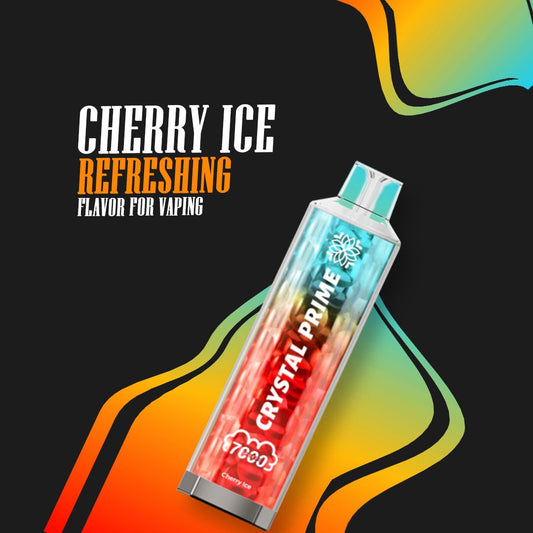 Experience the Perfect Blend of Fruits with Strawberry Raspberry Cherry Ice - Crystal Prime 7000