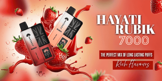 Hayati Rubik 7000: The Perfect Mix of Long-Lasting Puffs and Rich Flavours - Crystal Prime 7000
