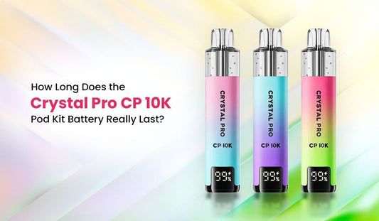 How Long Does the Crystal Pro CP 10K Pod Kit Battery Really Last? - Crystal Prime 7000
