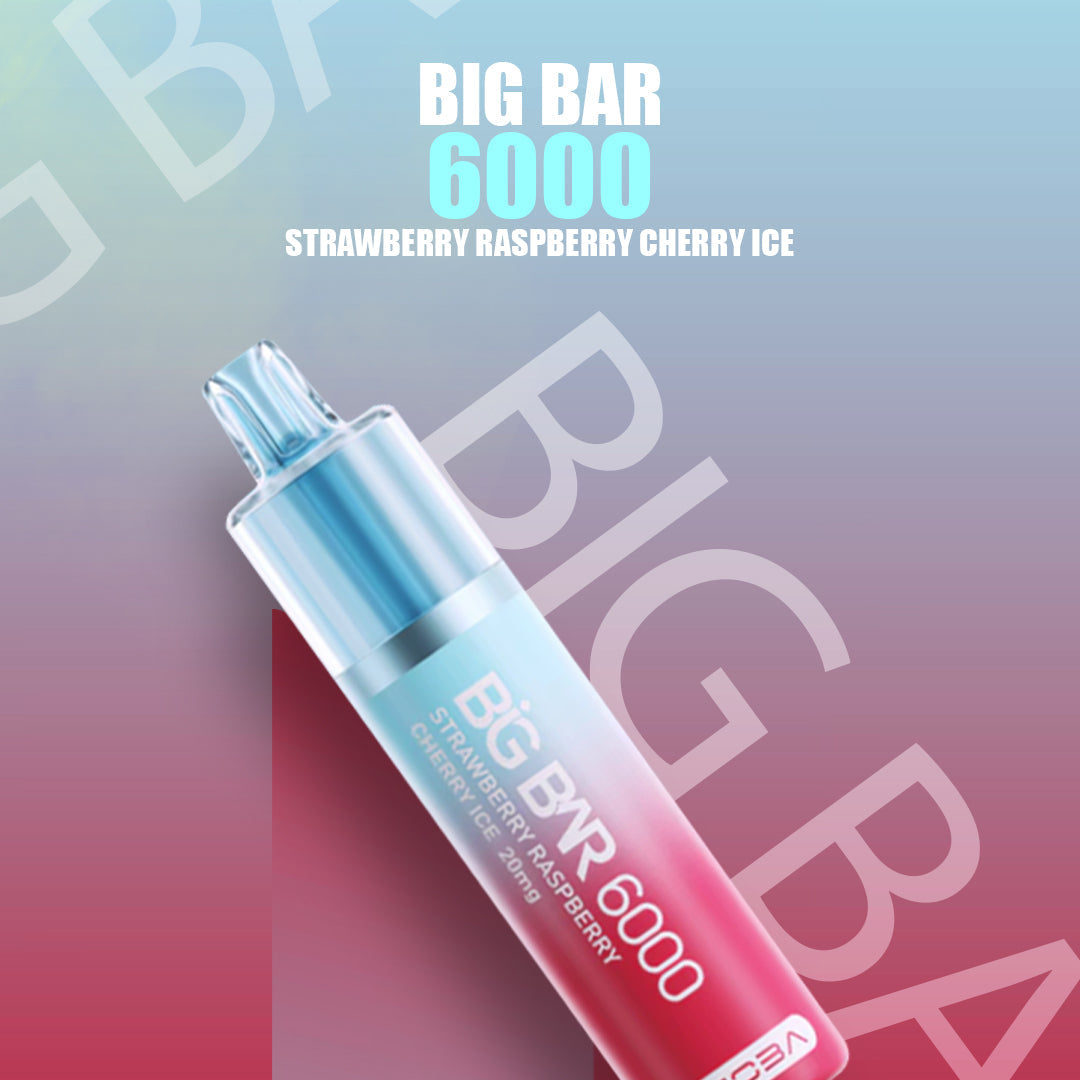 Why Vapers Love Big Bar 6000 - Strawberry Raspberry Cherry Ice
