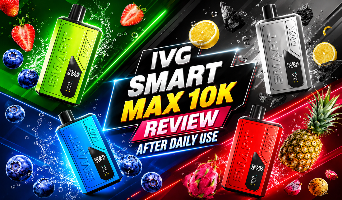 IVG Smart Max 10k Review After Daily Use - Crystal Prime 7000