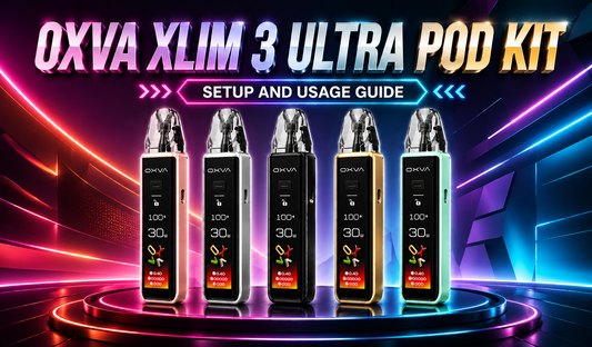 Oxva Xlim 3 Ultra Pod Kit Setup and Usage Guide - Crystal Prime 7000