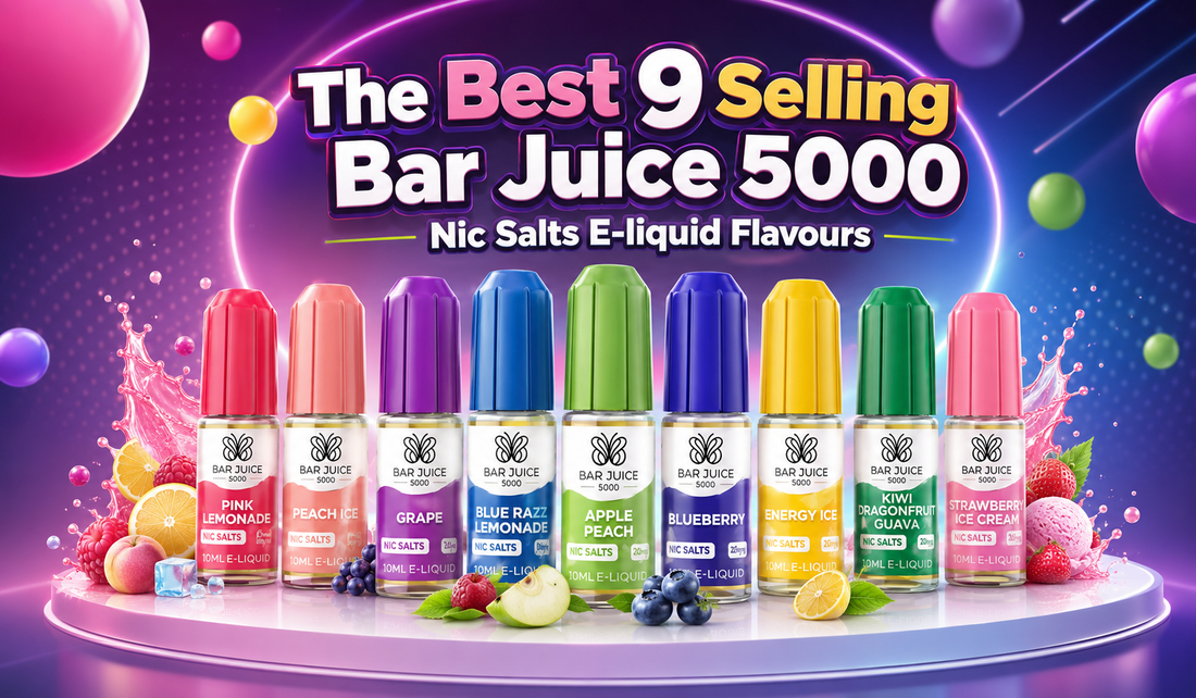 The Best 9 Selling Bar Juice 5000 Nic Salts E-liquid Flavours - Crystal Prime 7000