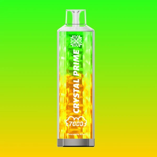 Tropical Delight Awaits: Discover the Crystal Prime 7000 Pineapple Kiwi Vape - Crystal Prime 7000