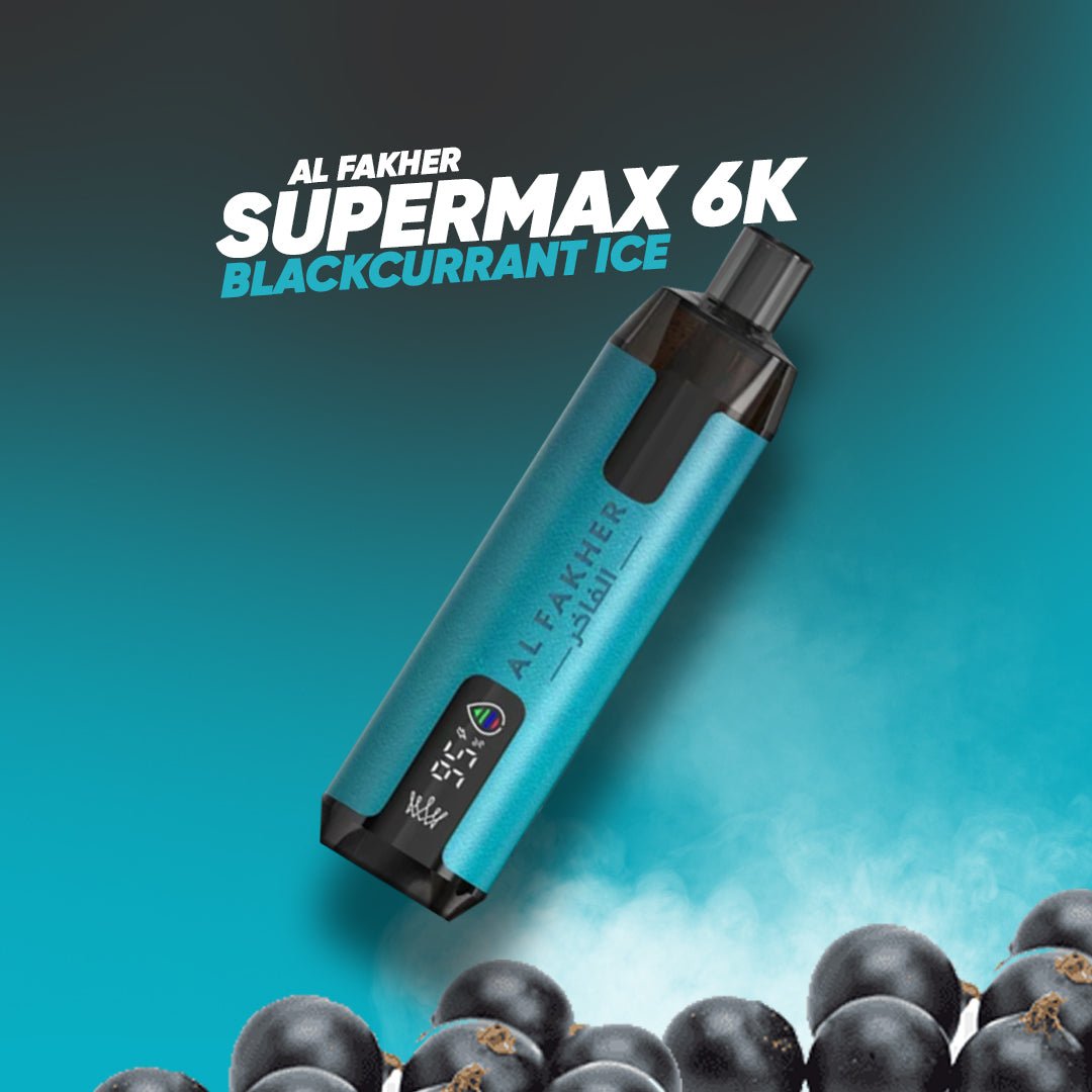 Unleash the Cool: Discover Al Fakher Supermax 6K Blackcurrant Ice - Crystal Prime 7000