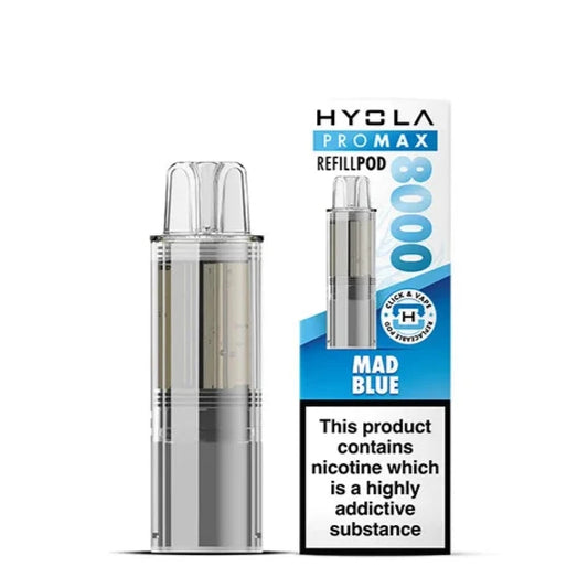 Hyola Pro Max 8000 Refill Pods - Mad Blue
