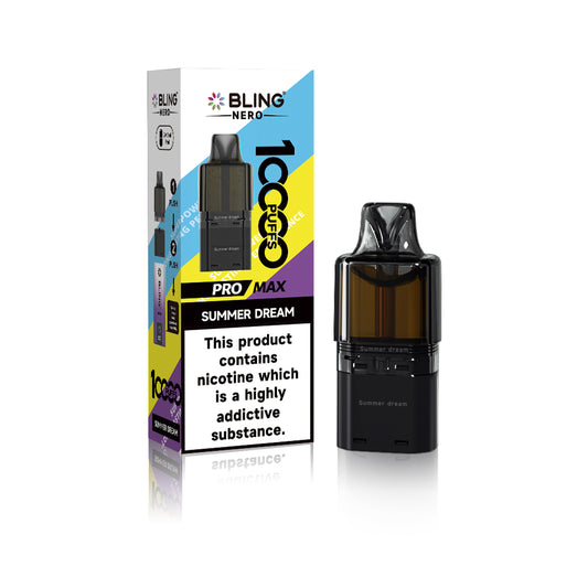 Crystal Bling Nero 10k Pods - Summer Dream