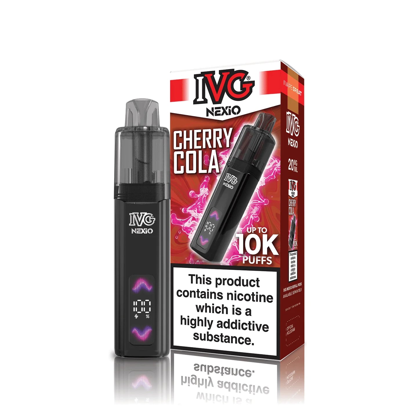 IVG Nexio 10k Vape Kit - Cherry Cola