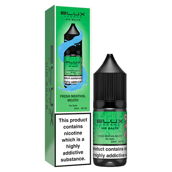 Elux Legend Nic Salts Liquid - Fresh Menthol Mojito