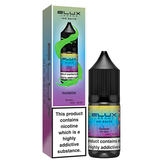 Elux Legend Nic Salts Liquid - Rainbow