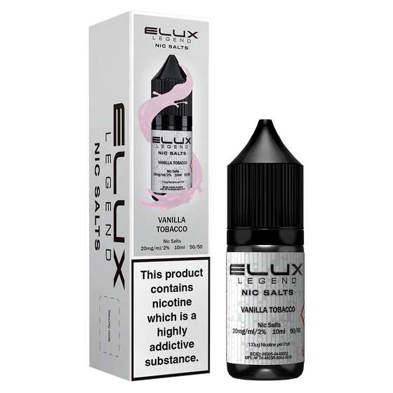 Elux Legend Nic Salts Liquid - Vanilla Tobacco