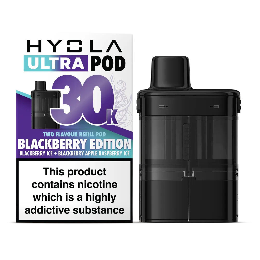 Hyola Ultra 30K Replacement Pods - Blackberry Edition