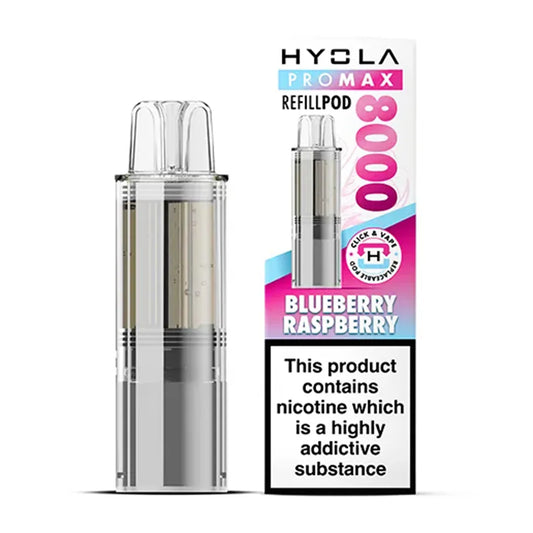Hyola Pro Max 8000 Refill Pods - Blueberry Raspberry