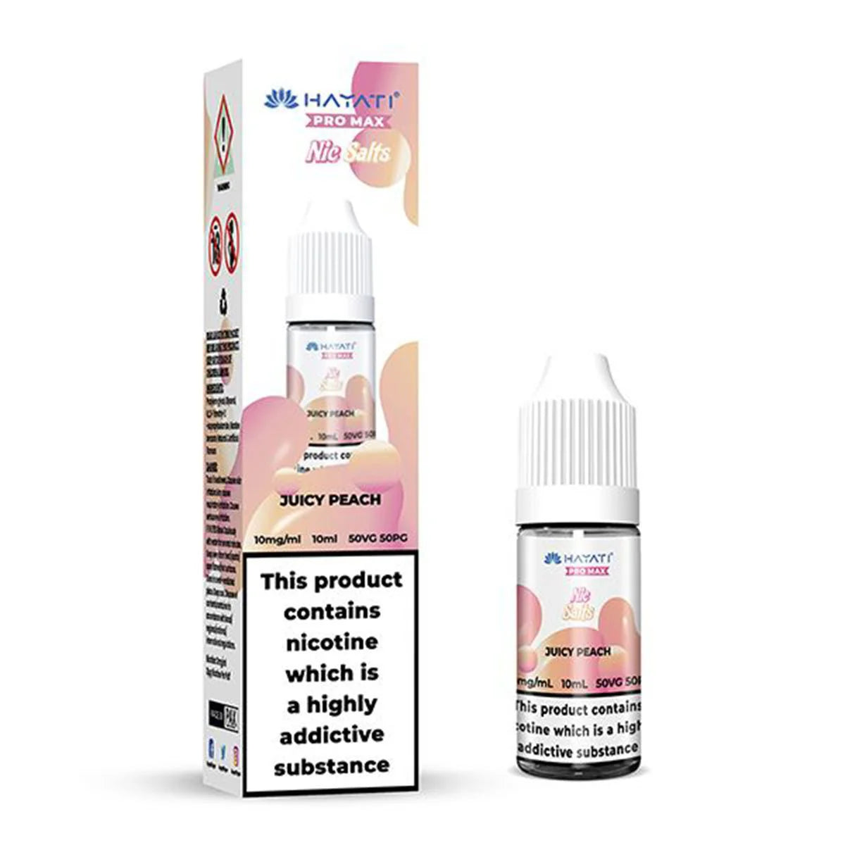 Hayati Pro Max Nic Salts E-liquids - Juicy Peach