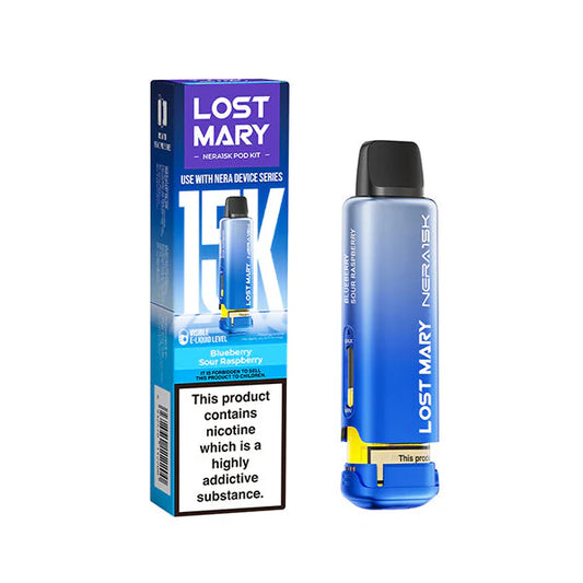 Lost Mary Nera 30k Replacement Pods - Blue Sour Raspberry