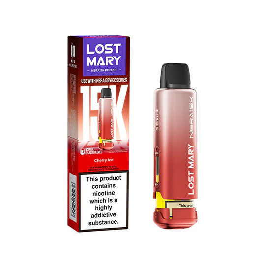 Lost Mary Nera 30k Replacement Pods - Cherry Ice