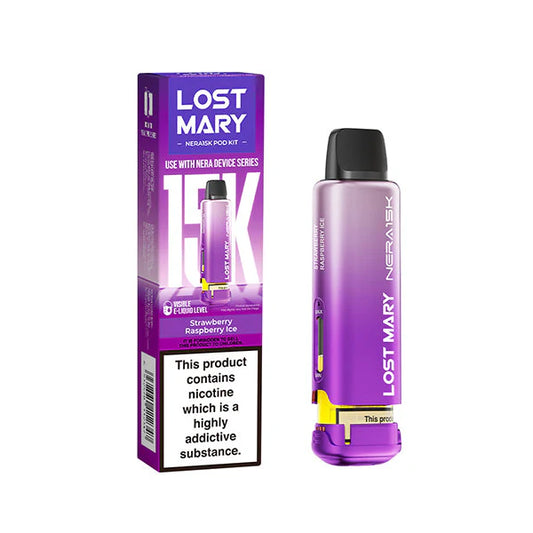 Lost Mary Nera 30k Replacement Pods - Strawberry Raspberry Ice
