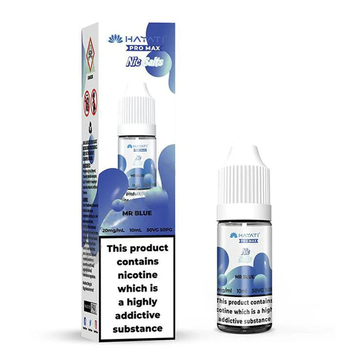 Hayati Pro Max Nic Salts E-liquids - Mr Blue