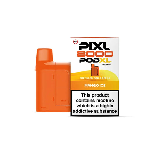 Pixl 8000 Replacement Pods - Mango Ice