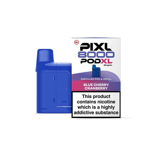 Pixl 8000 Replacement Pods - Blue Cherry Cranberry
