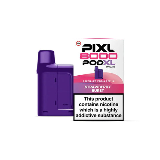 Pixl 8000 Replacement Pods - Strawberry Burst
