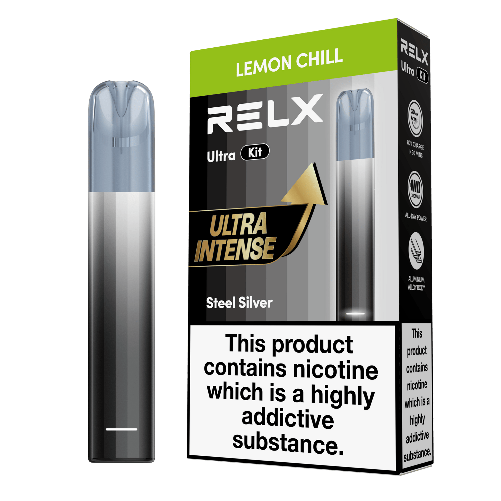 Relx Ultra Vape Pod Kit Box of 5-option1
