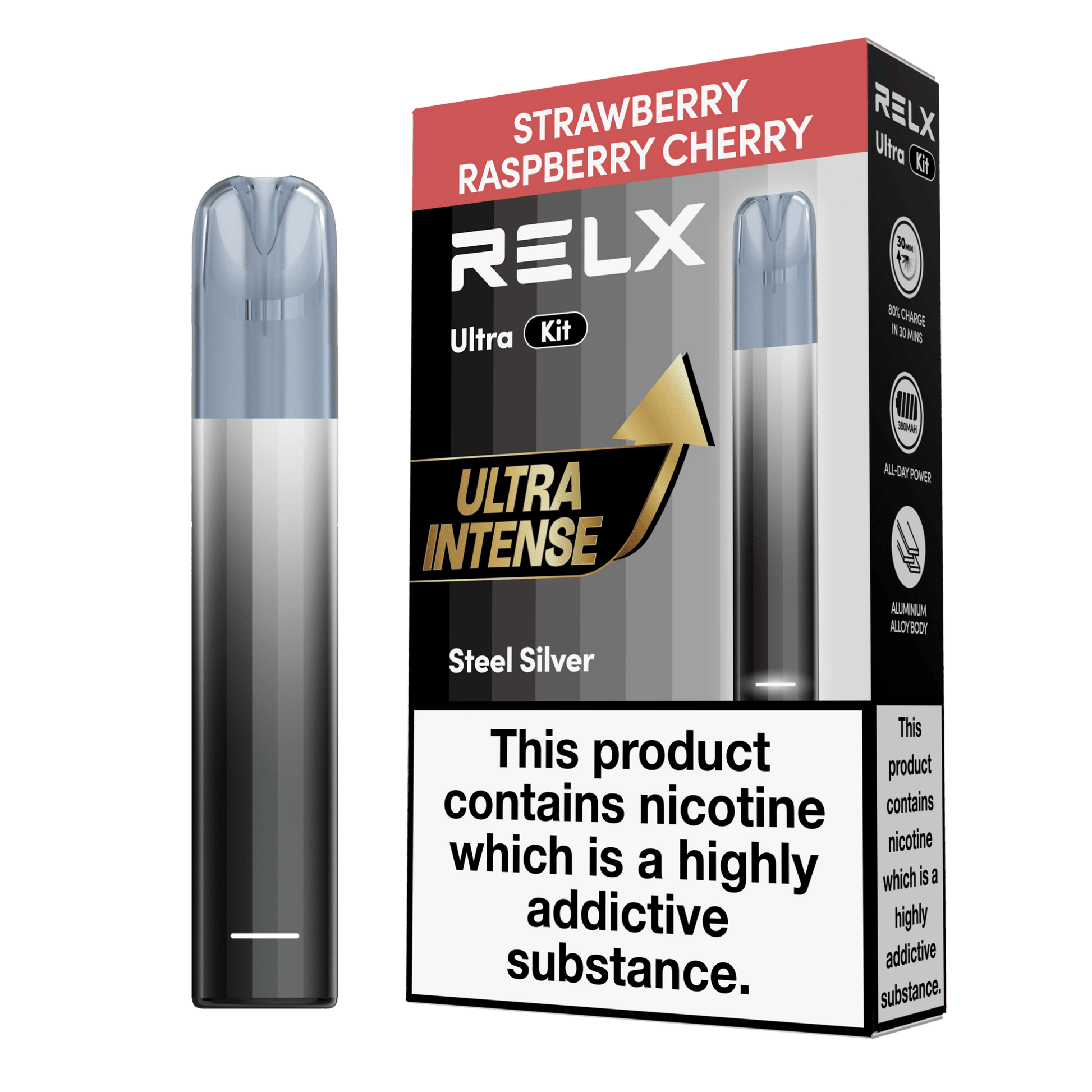 Relx Ultra Vape Pod Kit Box of 5-option1