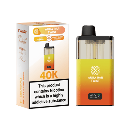 Shop 🎁 Aura Bar Twist 40k Vape Kit Box of 5 (100% off)