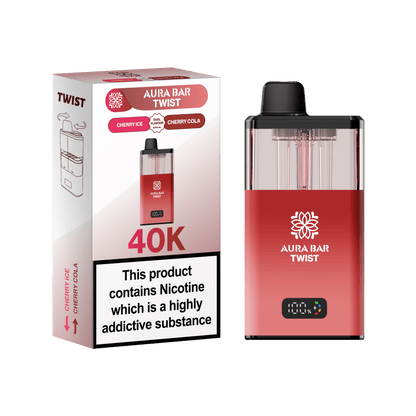 Shop 🎁 Aura Bar Twist 40k Vape Kit Box of 5 (100% off)