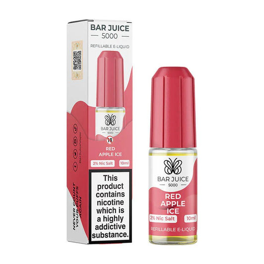Shop Bar Juice 5000 Nic Salts E - liquid - Red Apple Ice