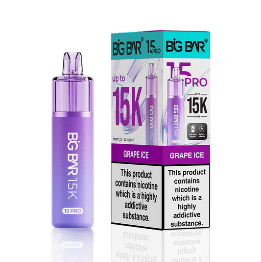 Shop Big Bar Pro 15000 - Grape Ice