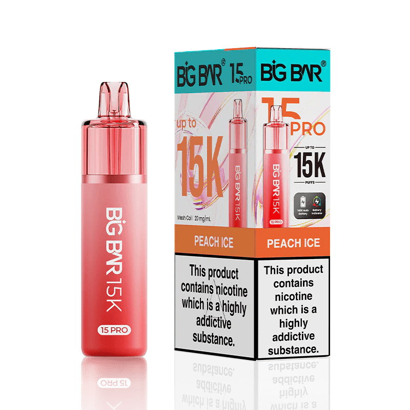 Shop Big Bar Pro 15000 - Peach Ice