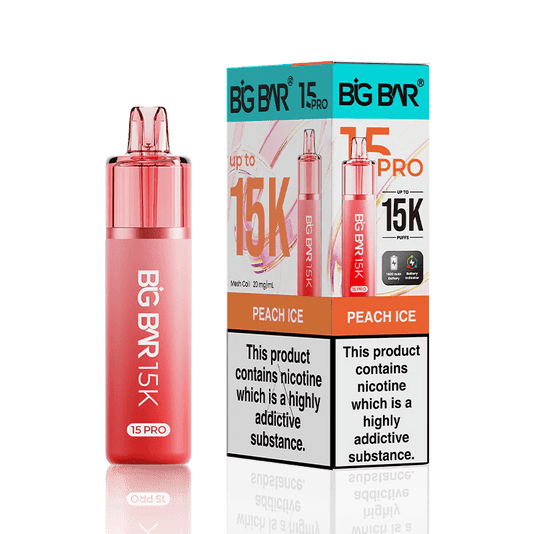 Shop Big Bar Pro 15000 - Peach Ice