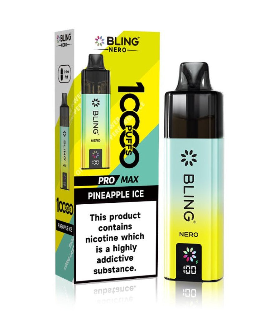 Shop Bling Nero 10k Vape Kit Pack of 5