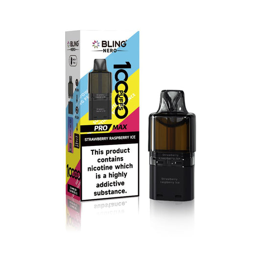 Shop Crystal Bling Nero 10k Pods - Strawberry Raspberry