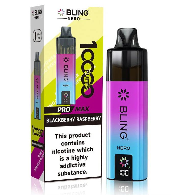 Shop Crystal Bling Nero 10k Vape - Blackberry Raspberry