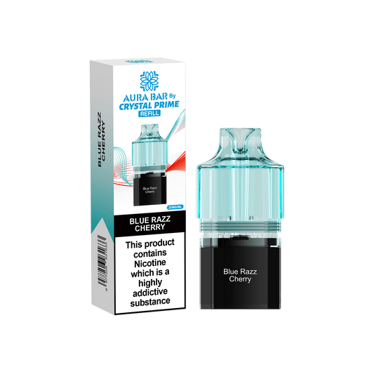 Shop Crystal Prime 10000 Vape Pods - Blue Razz Cherry