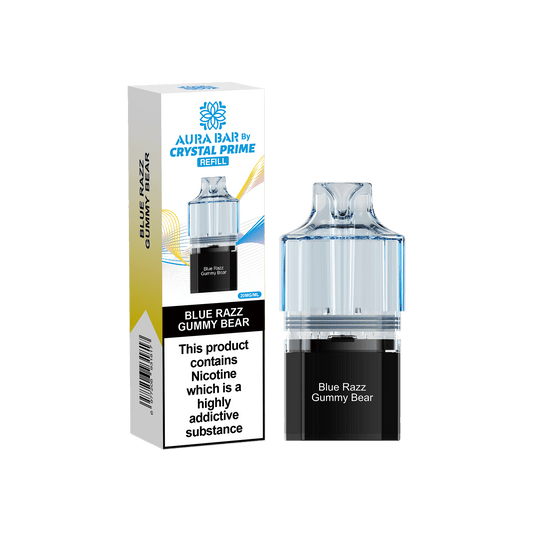 Shop Crystal Prime 10000 Vape Pods - Blue Razz Gummy Bear
