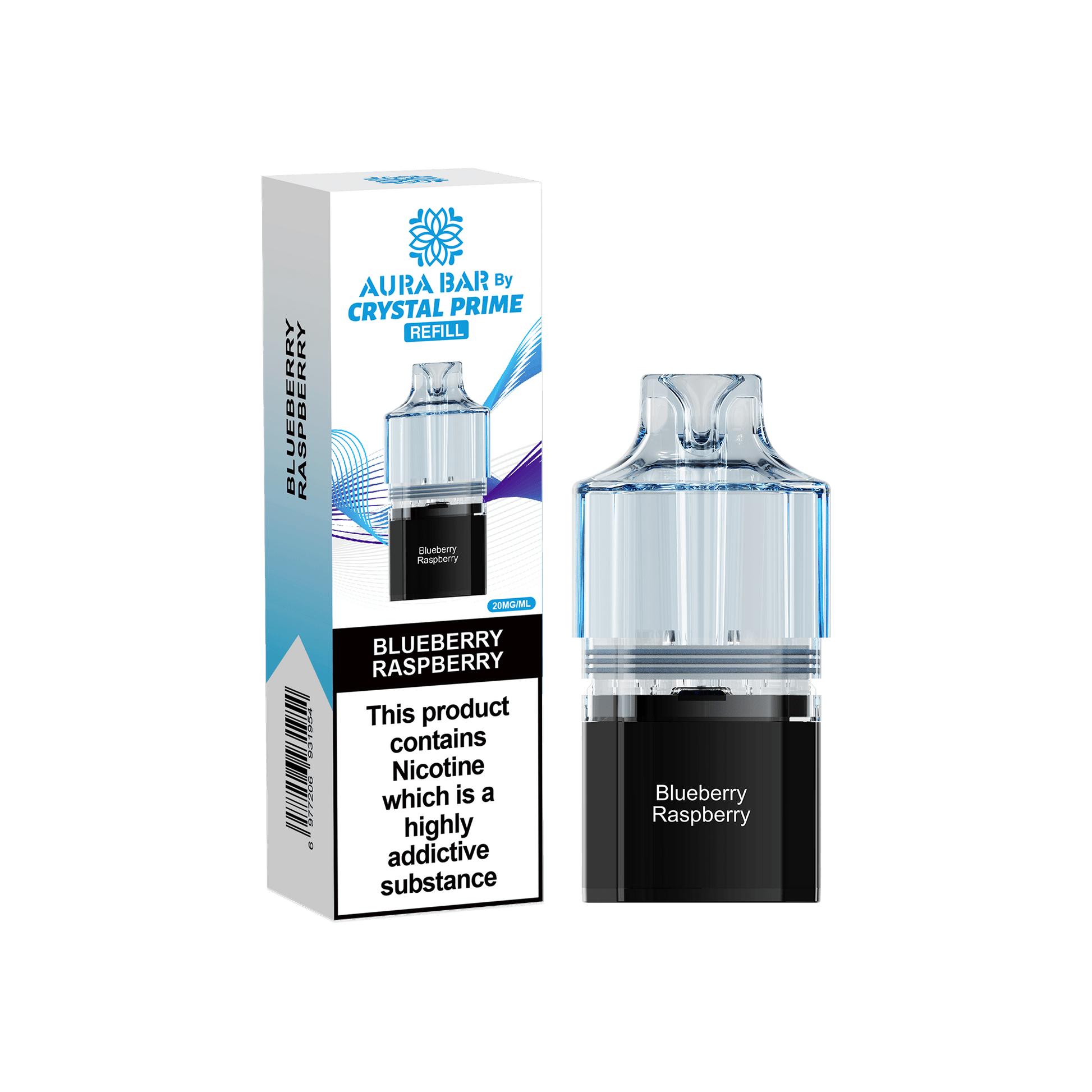 Shop Crystal Prime 10000 Vape Pods - Blueberry Raspberry