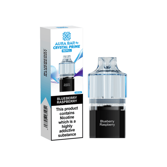 Shop Crystal Prime 10000 Vape Pods - Blueberry Raspberry