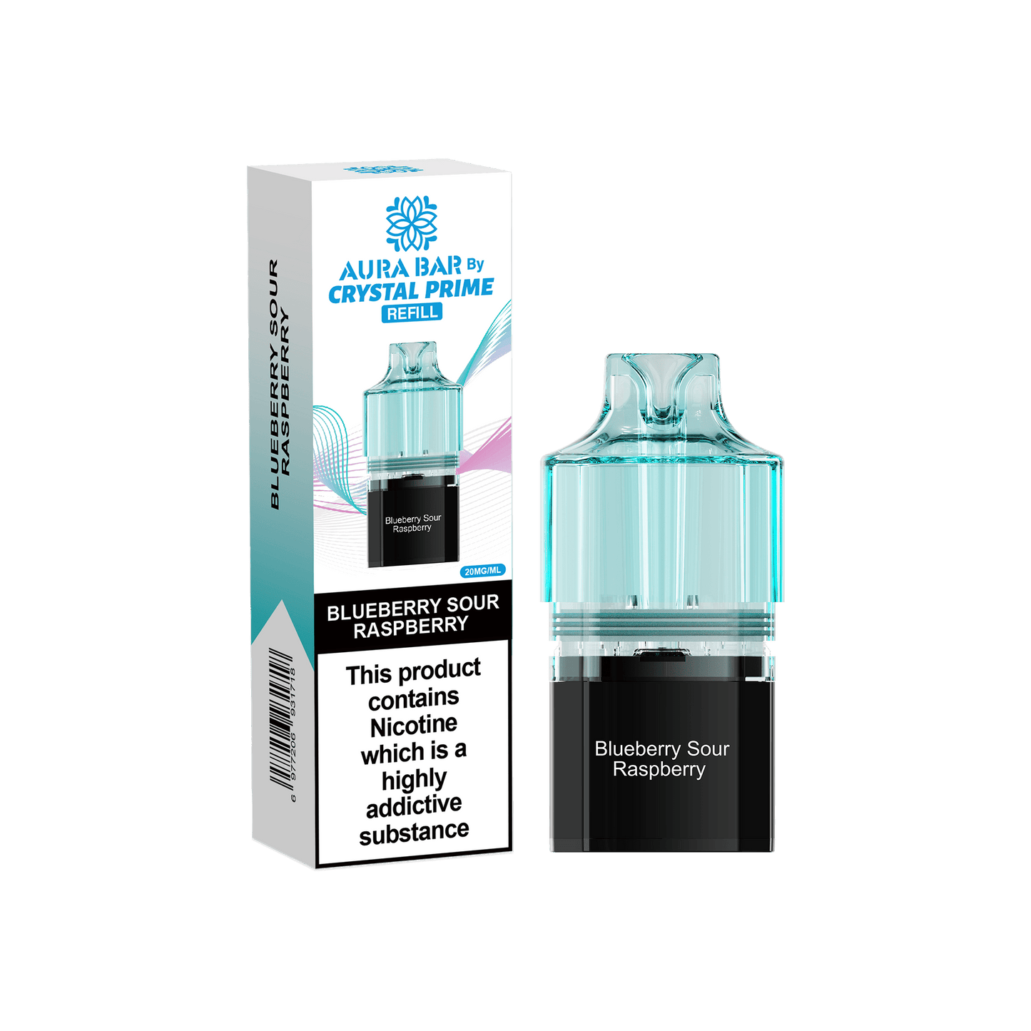 Shop Crystal Prime 10000 Vape Pods - Blueberry Sour Raspberry