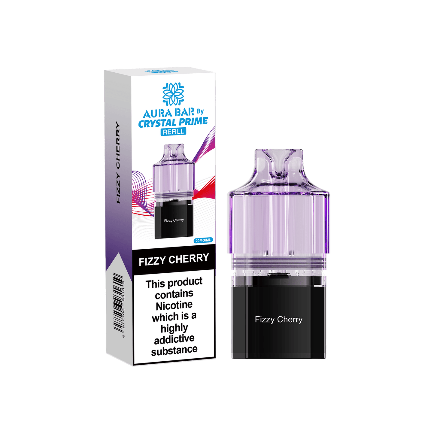 Shop Crystal Prime 10000 Vape Pods - Fizzy Cherry