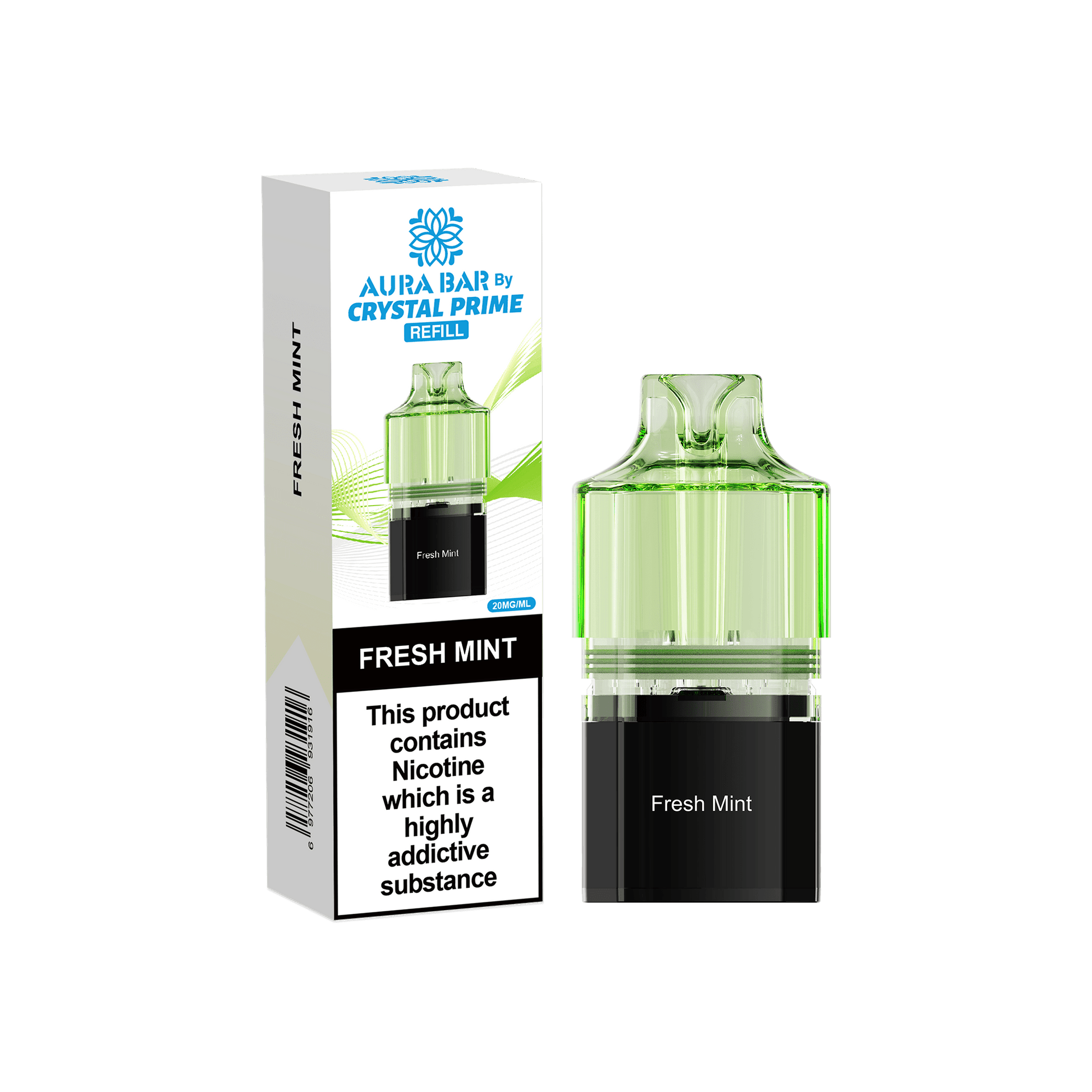 Shop Crystal Prime 10000 Vape Pods - Fresh Mint
