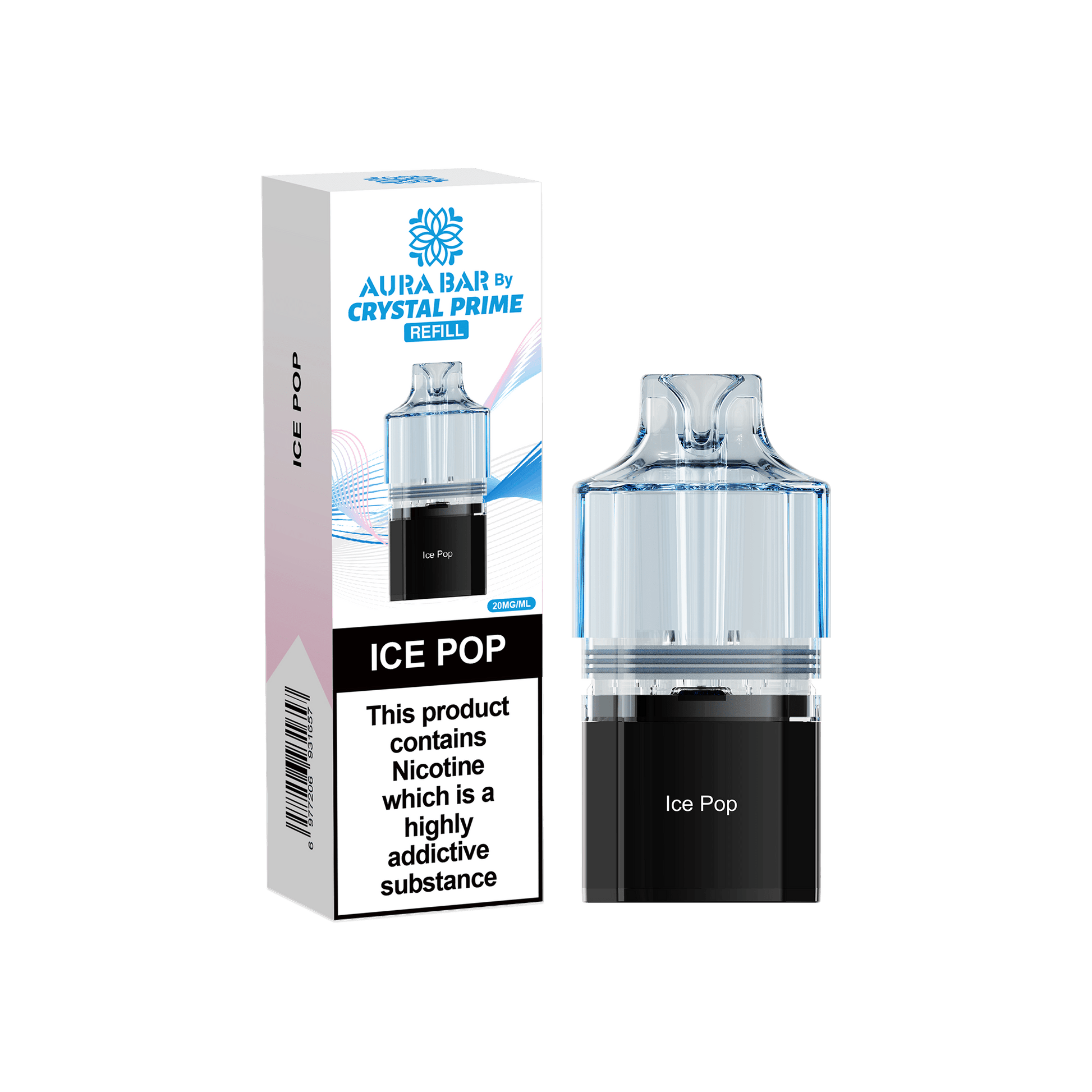 Crystal Prime 10000 Vape Pods - Ice Pop Lowest Price ! Crystal Prime 10000 Vape Pods - Ice Pop Lowest Price !